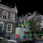 digital survey 3D laser point cloud period home london front of house