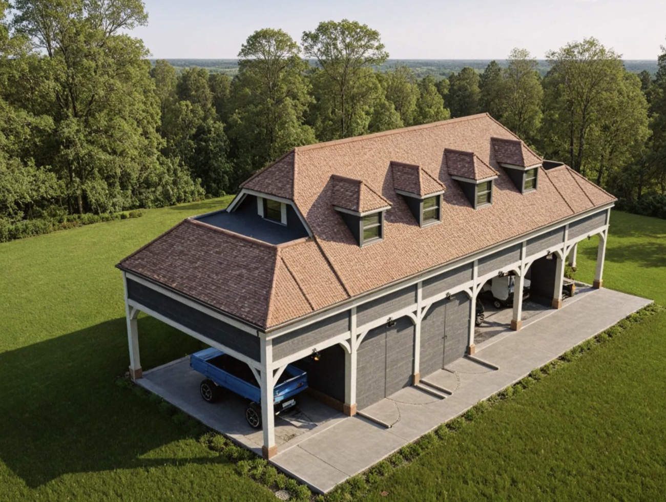surrey hills barn conversion front visual architectural design
